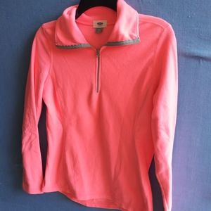 Old Navy Women's Size XS Pink Fleece Pullover B1